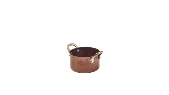 GenWare Copper Vintage Steel Mini Casserole Dish 9 x 5.25cm