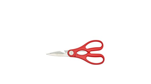 Stainless Steel Kitchen Scissors 8" Red