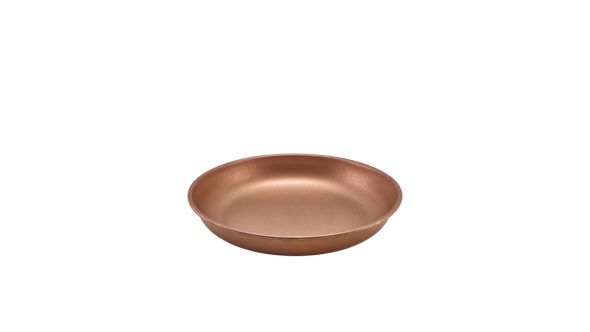 GenWare Copper Vintage Steel Coupe Plate 24cm
