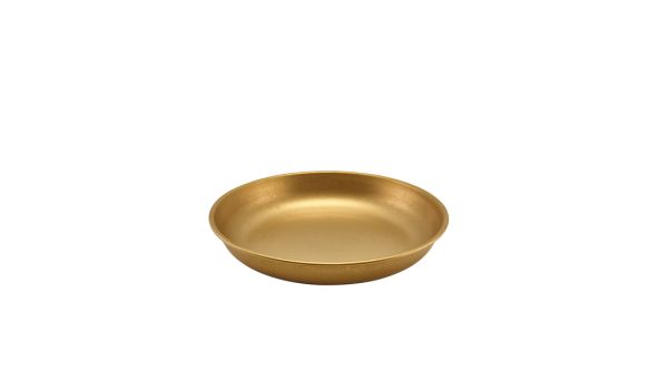 GenWare Gold Vintage Steel Coupe Plate 24cm
