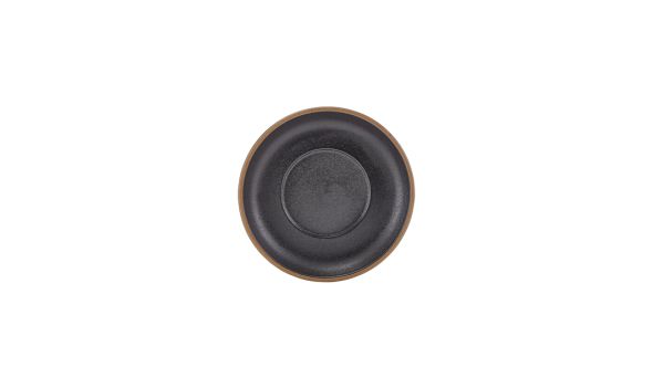 GenWare Kava Black Stoneware Saucer 16cm