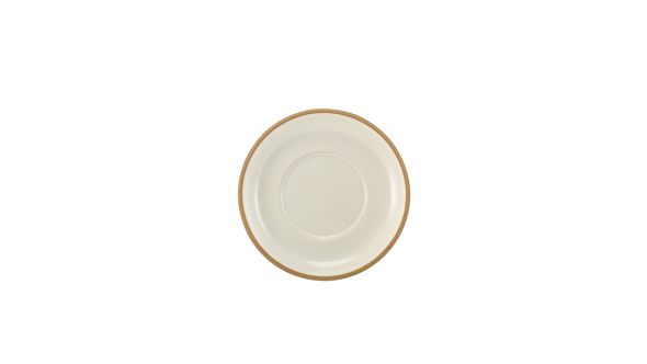 GenWare Kava White Stoneware Saucer 16cm