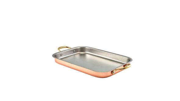 GenWare Copper Plated Deep Tray 33 x 23.5cm