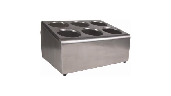 Gw S/St Holder Complete W/ 6 Cutlery Cylinder