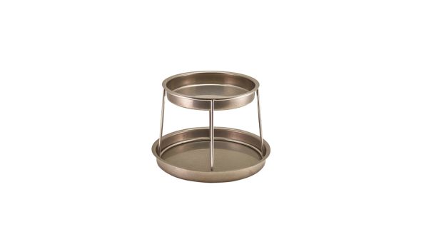 GenWare Two Tier Vintage Steel Seafood Stand