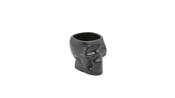 Genware Cast Iron Effect Skull Tiki Mug 40cl/ 14oz