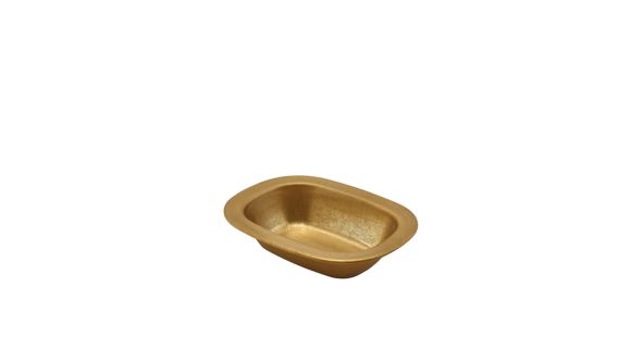 GenWare Gold Vintage Steel Pie Dish 16cm