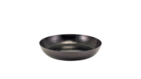 GenWare Black Hammered Aluminium Platter 44cm
