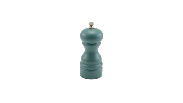 Olive Green Wooden Salt/ Pepper Grinder 13cm
