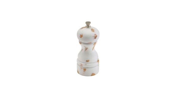 White Wash Salt/ Pepper Grinder 13cm