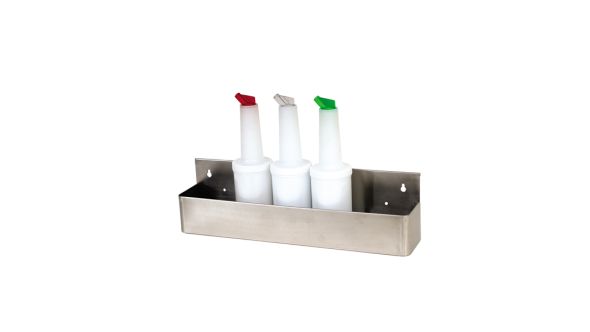 GenWare Stainless Steel 6 Bottle Speed Rail 55cm/ 22"