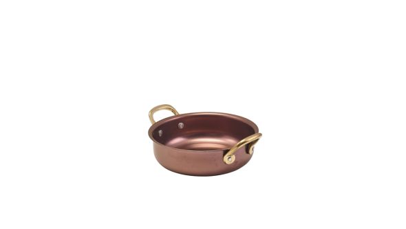 GenWare Copper Vintage Steel Round Dish 13.5 x 3.75cm