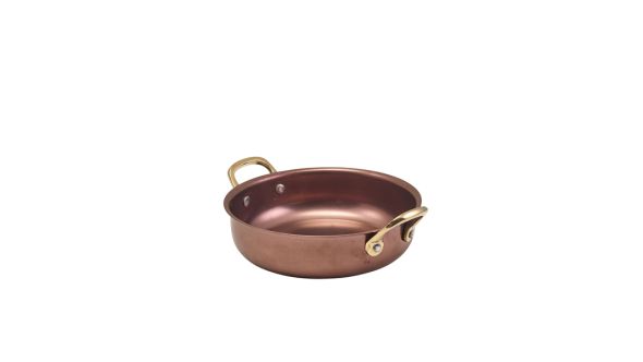 GenWare Copper Vintage Steel Round Dish 15.5 x 4cm