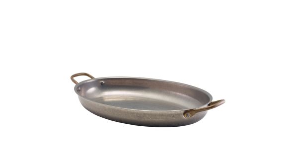 GenWare Vintage Steel Oval Dish 34 x 23cm