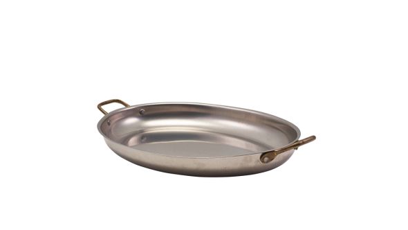 GenWare Vintage Steel Oval Dish 37.5 x 26cm