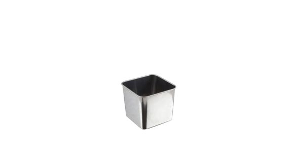Stainless Steel Square Tub 8 x 8 x 6cm