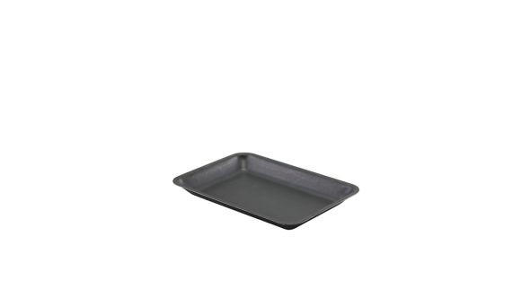 GenWare Black Vintage Steel Tray 20 x 14cm