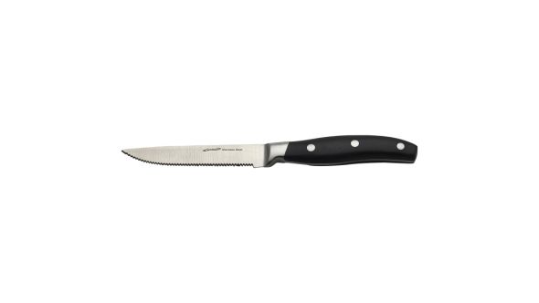 Premium Black Handle Steak Knife (Dozen)