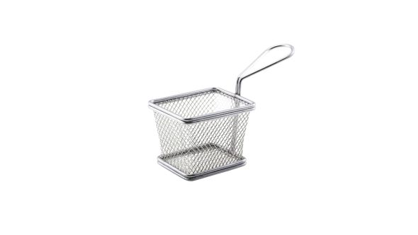 Serving Fry Basket Rectangular 10 X 8 X 7.5cm