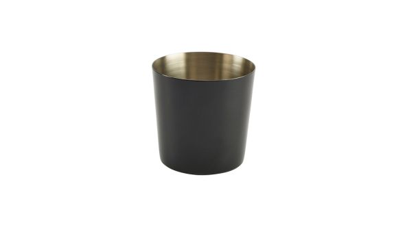 Black Stainless Steel Serving Cup 8.5 x 8.5cm