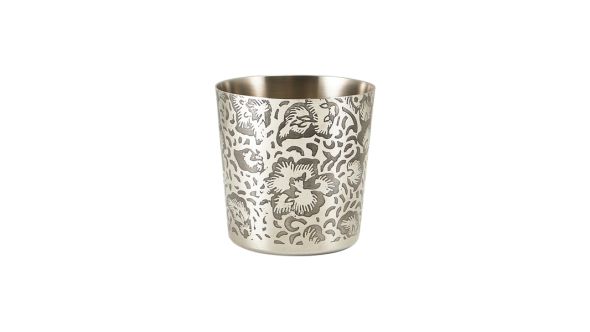 GenWare Floral Stainless Steel Serving Cup 8.5 x 8.5cm