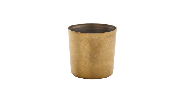 GenWare Gold Vintage Steel Serving Cup 8.5 x 8.5cm