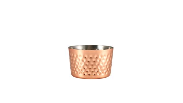 GenWare Copper Plated Hammered Mini Serving Cup 8 x 5cm