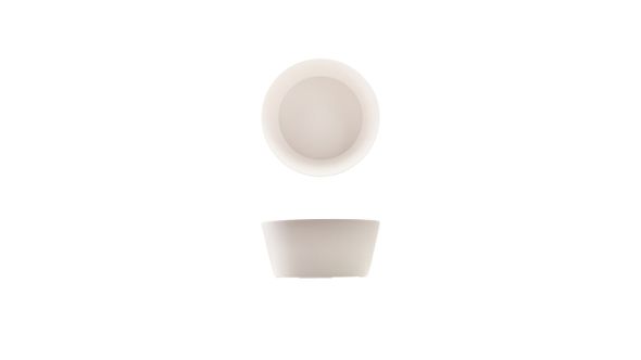 GenWare Melamine White Tableau Conical Buffet Bowl 22 x 10cm