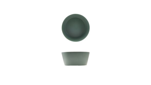 GenWare Melamine Green Tableau Conical Buffet Bowl 22 x 10cm