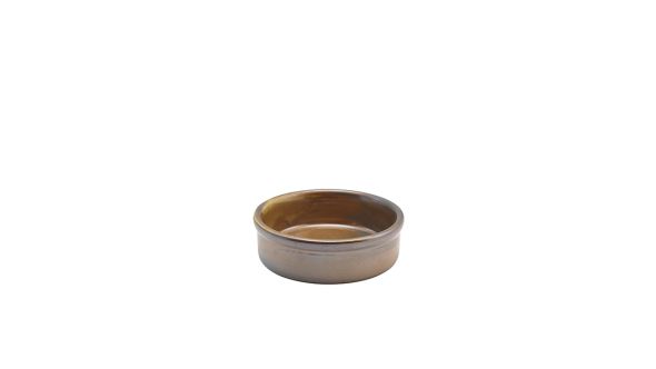 Terra Porcelain Rustic Copper Tapas Dish 10cm