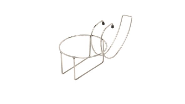 Chrome Plated Table Edge Bucket Holder