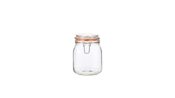 Genware Glass Terrine Jar 1L