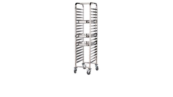 St/St. Gastronorm 1/1 Trolley 20 Shelves