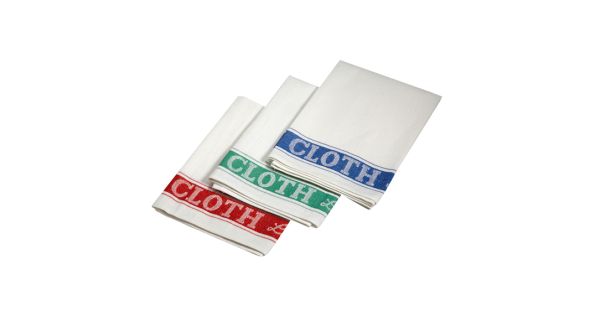 Linen Union Glass Cloth 51X76cm 5Pcs Mix Clrs