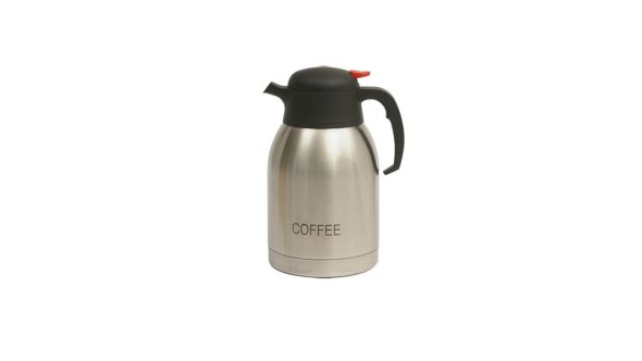 Coffee Inscribed St/St Vacuum Jug 2.0L