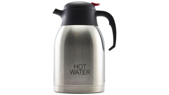 Hot Water Inscribed St/St Vacuum Jug 2.0L