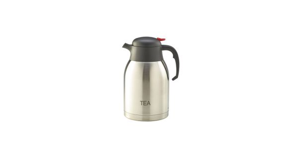 Tea Inscribed St/St Vacuum Jug 2.0L