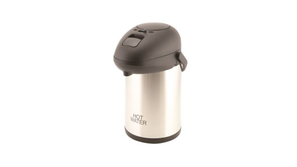 Hot Water Inscribed St/St Vac. Pump Pot 2.5L