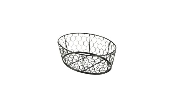 Black Wire Basket 24X18X8.5cm