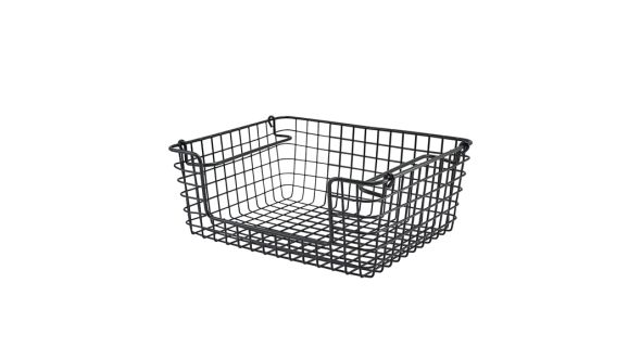 GenWare Black Wire Open Sided Display Basket GN 1/2