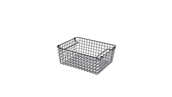 Black Wire Display Basket GN 1/2