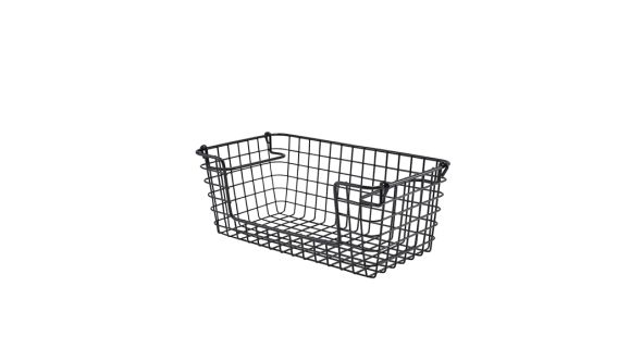 GenWare Black Wire Open Sided Display Basket GN 1/3