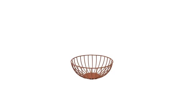 GenWare Round Copper Wire Basket 20 x 8cm
