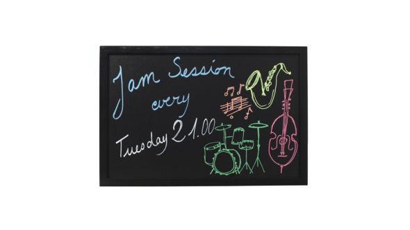 Wall Chalk Board 40 x 60cm  Black