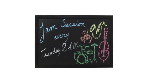 Wall Chalk Board 60 x 80cm  Black