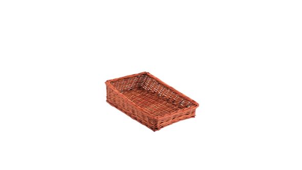 Wicker Display Basket 40X25X12cm - 6cm Front
