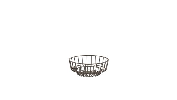 GenWare Black Deco Display Basket 25 x 10cm