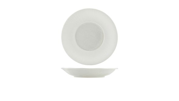 Incise Porcelain Lucine Deep Winged Plate 26cm