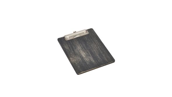 Black Wooden Menu Clipboard A5 18.5x24.5x0.6cm