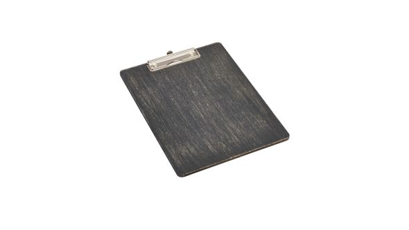 Black Wooden Menu Clipboard A4 24x32x0.6cm